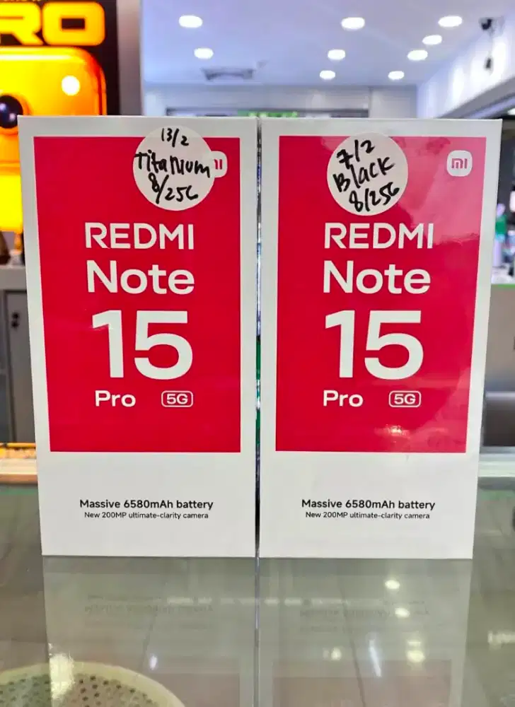 REDMI NOTE 15 PRO 5G 8/256 BARU