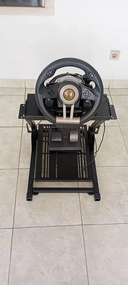 Dudukan Steering Wheel PS/PC, Full Besi, Mls, Bisa di-Adjust, Pejaten