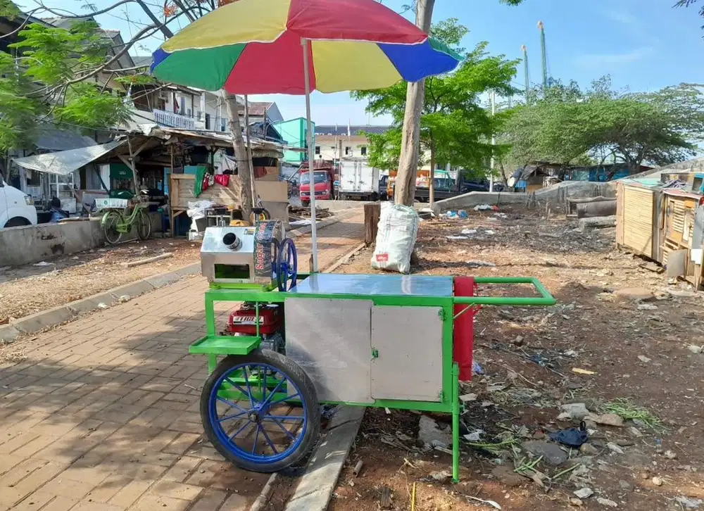 Mesin giling tebu sama jeruk peras