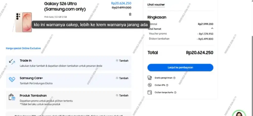 S26 Ultra PreOrder murah banget, pengiriman 17 Maret