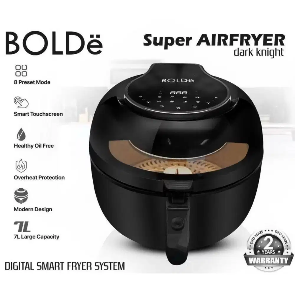 NEGO - BOLDE AIR FRYER DARK KNIGHT EDITION JUMBO