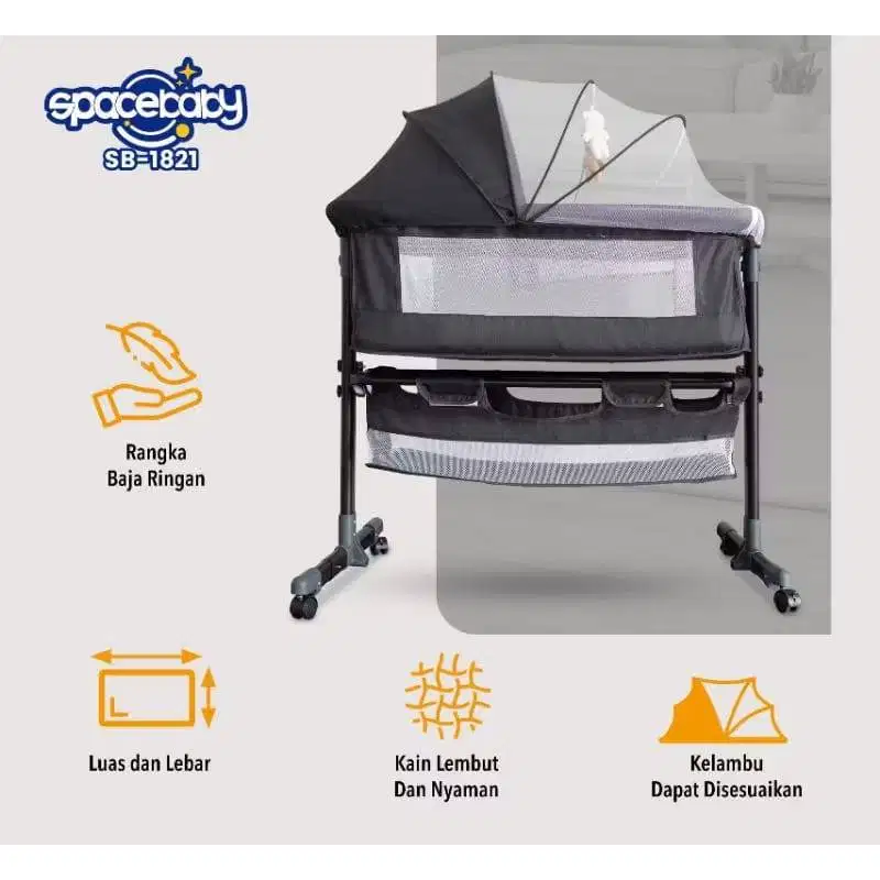 Box tidur bayi spacebaby SB-1821