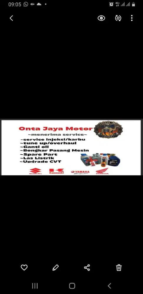 Bengkel siap pagil ke rumah