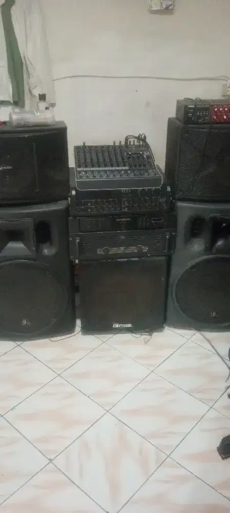 1set sound system siap pakai