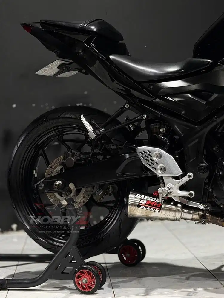 Yamaha mt25 modif black mamba ninja 2019,km 17rb,istimewa mantap