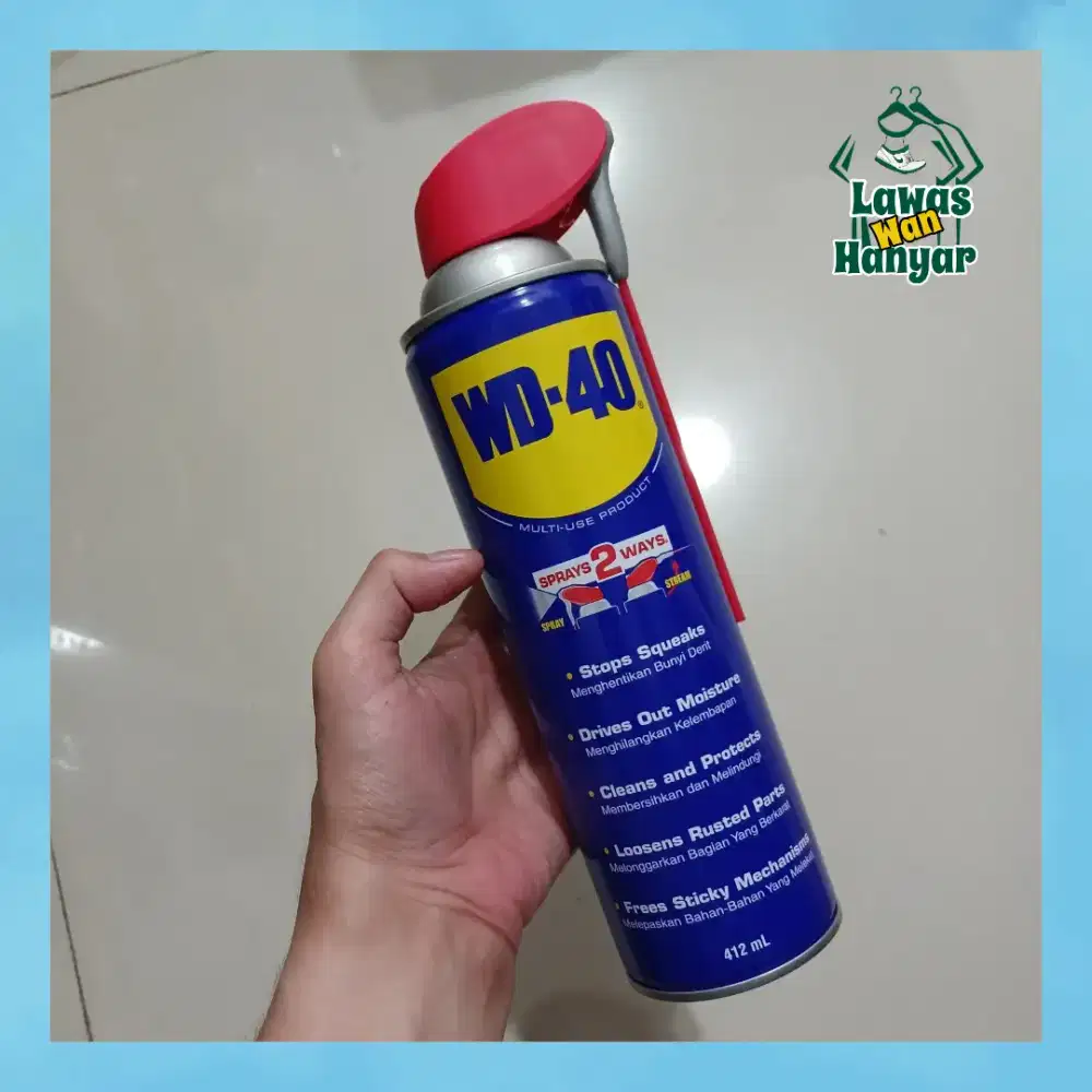 WD PELUMAS ANTI KARAT /CAIRAN Spray Multi purpose pembersih Besi Logam