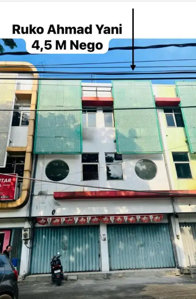 Ruko Nol Jalan Raya Ahmad Yani Surabaya 3,5 Lantai Lokasi Ramai