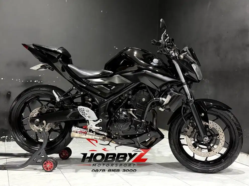Yamaha mt25 modif black mamba ninja 2019,km 17rb,istimewa mantap