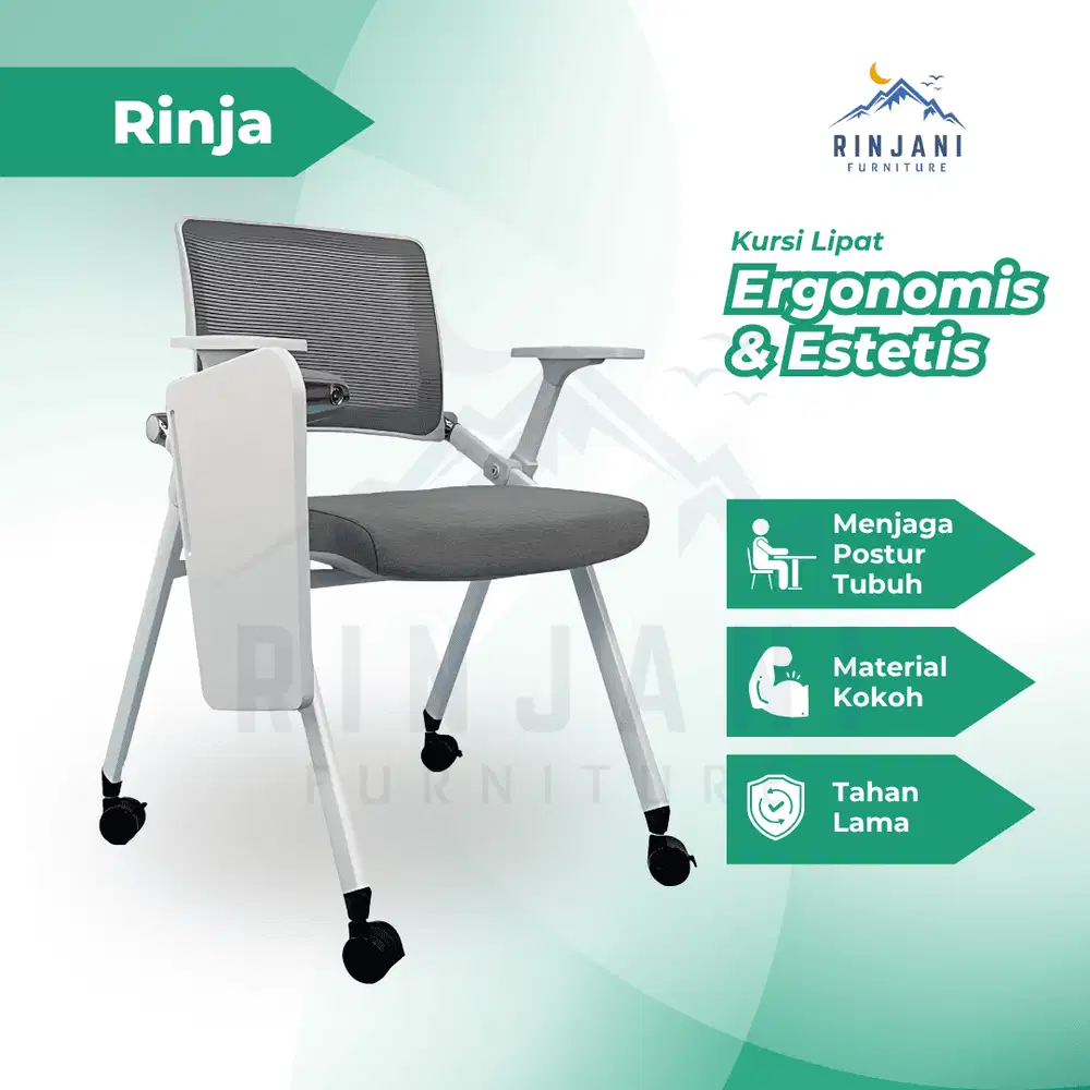 Kursi Pelatihan – Kursi Bimbel | Kursi Lipat Kuliah (Tipe Rinja)