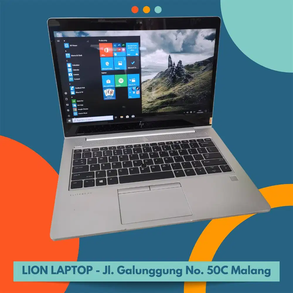 Core i7 gen 8 RAM 8GB Touchscreen Slim HP Elitebook 830 G6 [16|03]