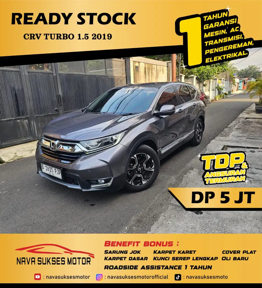 TDP 5 JUTA - CRV TURBO 1.5 2019