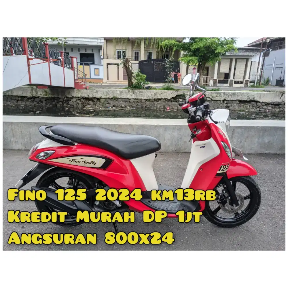 Fino New Sporty 2024 Merah Putih Km13rban
