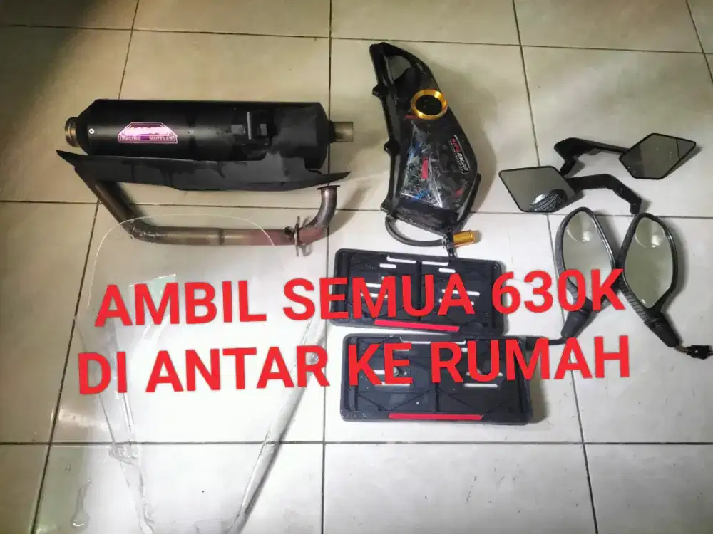 Aksesoris motor masih bagus