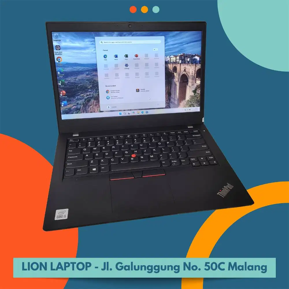 i5 Gen 10 Murah RAM 8GB SSD 256GB Lenovo Thinkpad L14 [16|03]
