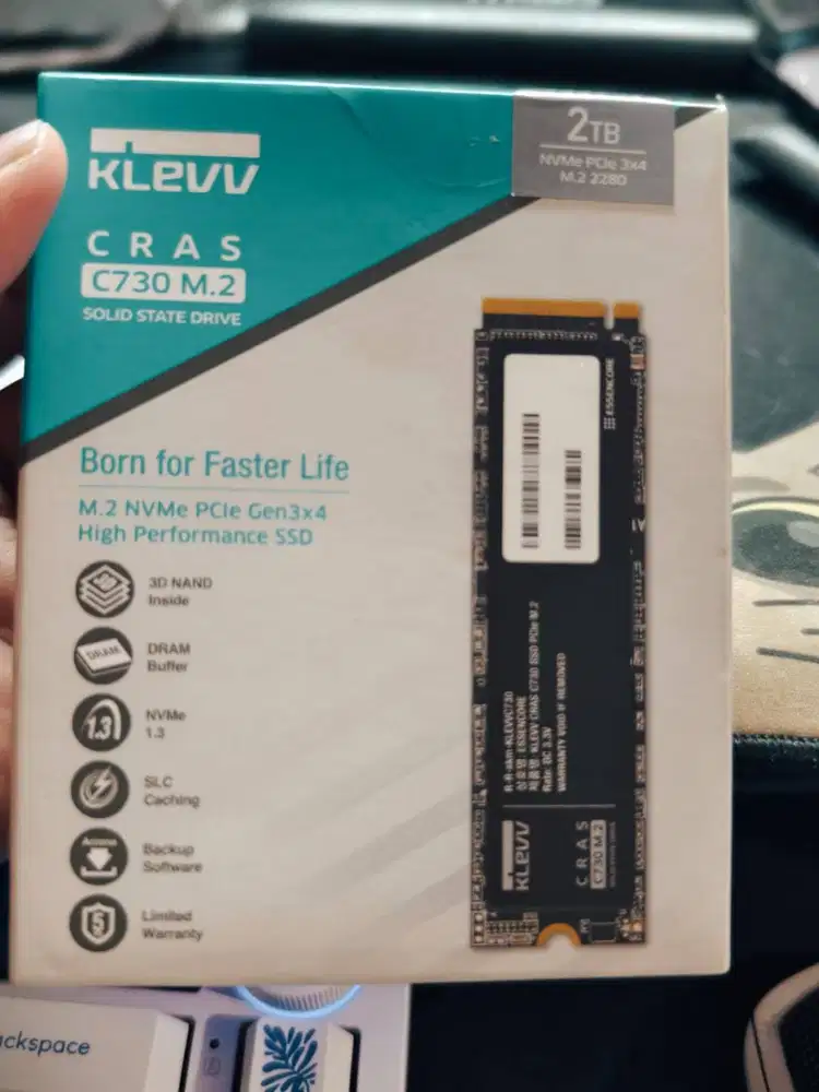 [Ready] SSD NVMe KLEVV CRAS C730 M.2 2280 PCle Gen3x4 - 2TB - Garansi