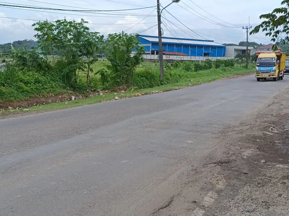 Tanah siap bangun pinggir jalan harga belum naik!