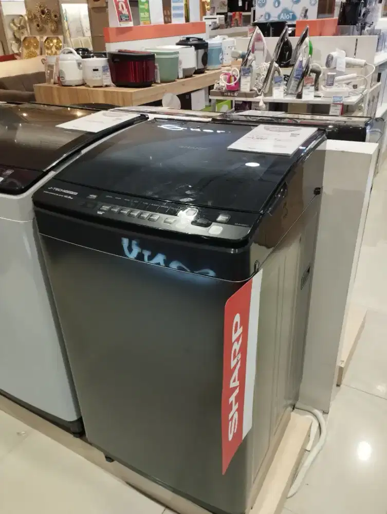 MESIN CUCI SHARP TOP LOADING 10.5KG M1050XT-SA