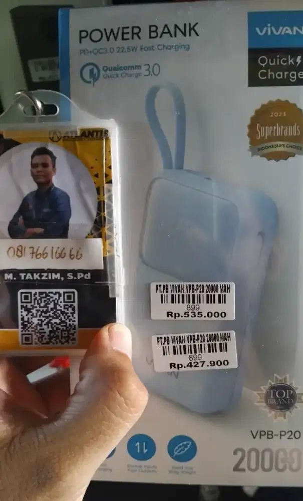 PT.PB VIVAN VPB-P20 20000 MAH ATLANTIS DAHSYAT
