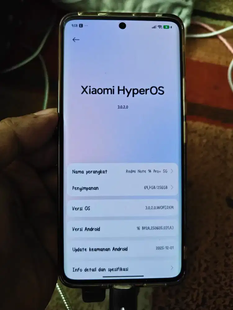 Cari tt diatasnya dari redmi note 14 pro+ 5g fullset