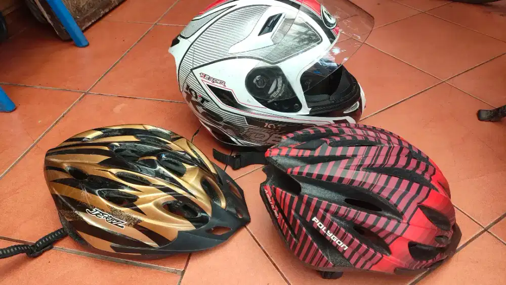 Jual Helm fullface dan helm Sepeda