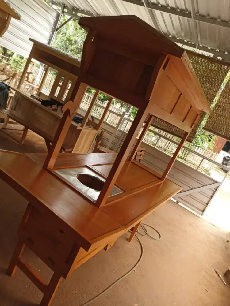 Gerobak Angkringan Bakso Mie Ayam PeceL Bubur Sate Martabak Ronde dlL