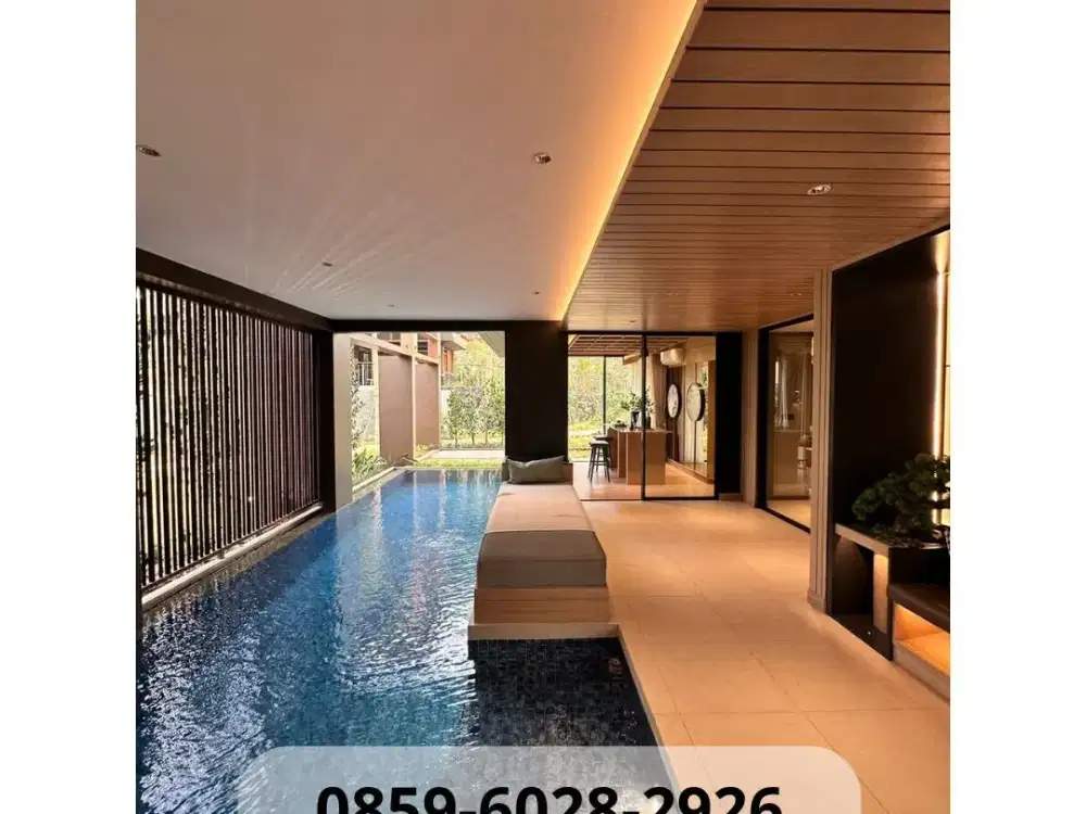 DIJUAL RUMAH FULL MARMER TEMA JEPANG RESORT SEMI FURNISH BSD CITY 7x14