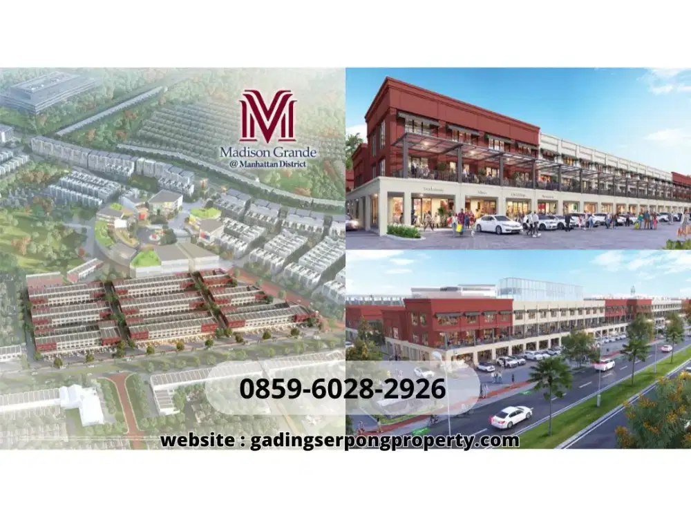 MADISON GRANDE AKSES GADING SERPONG BSD TANPA GATE LOT PARKIR TERLUAS