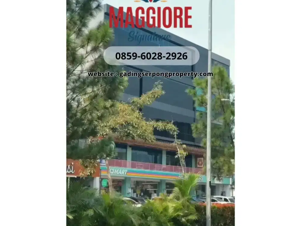DP 0% dikawasan ramai Gading Serpong  Maggiore Signature View Danau