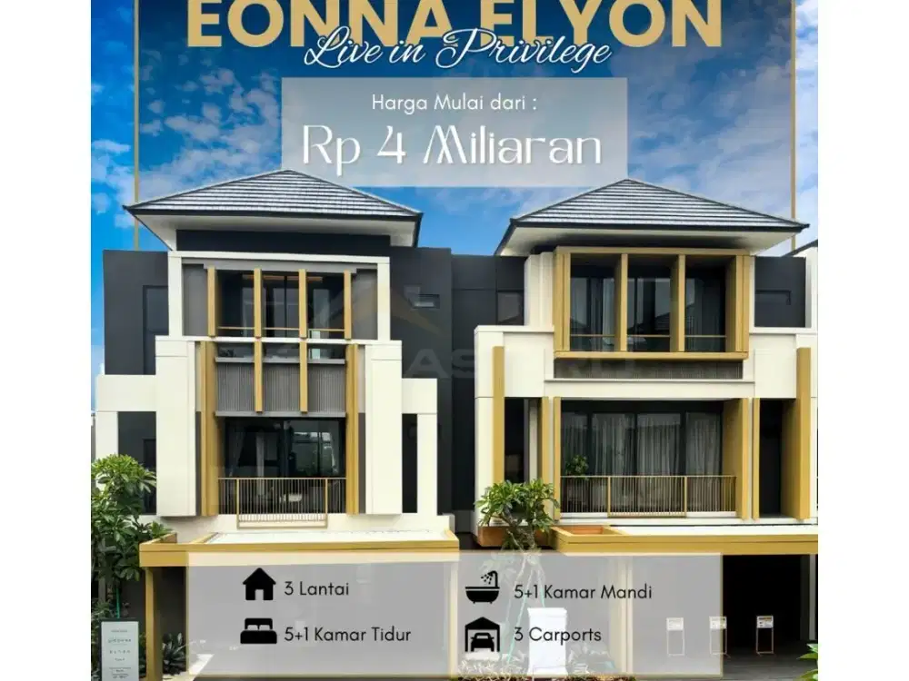 ELYON Lokasi pusat kota BSD City Strategis 3 Lt Discount 16,5% EONNA