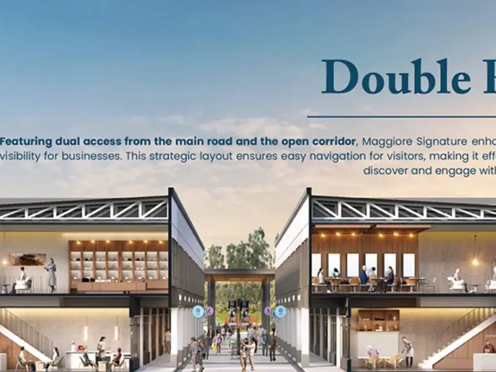 New MAGGIORE SIGNATURE Ruko Harga Under 3M 4,5x16 ukuran 3 lantai!