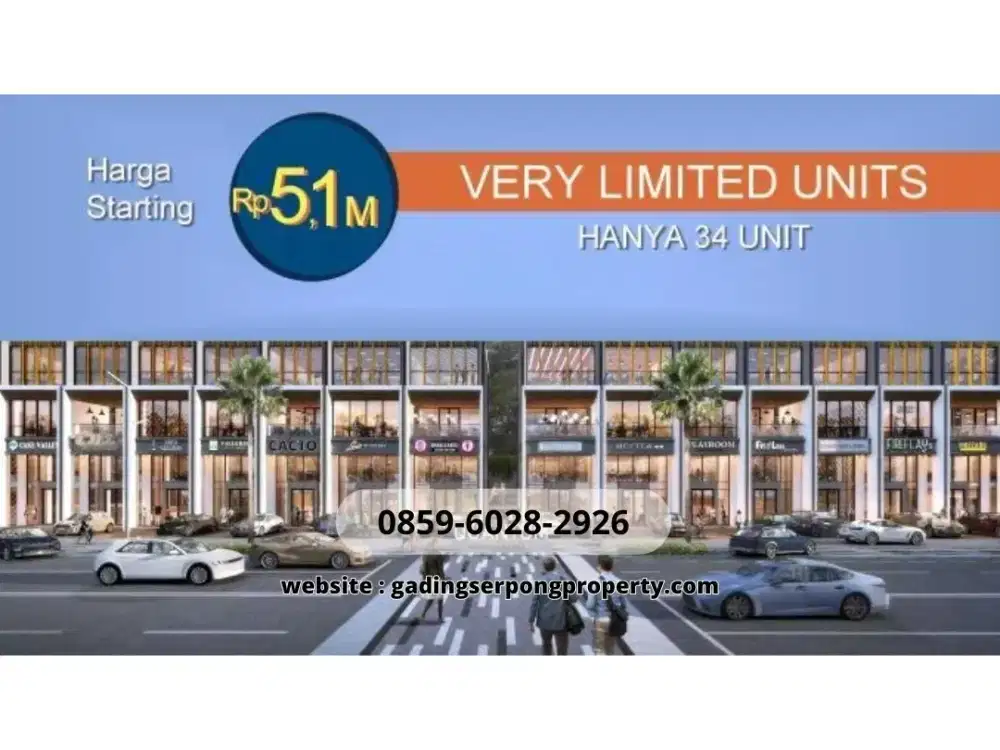 Ruko 4lantai Quantum Summarecon Sangat Laris & Cocok Invest&usaha