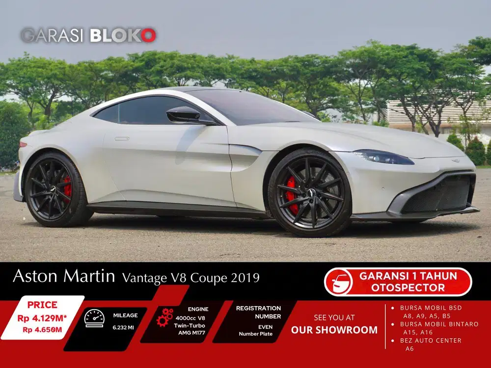 (Odo 6rb) Aston Martin V8 Vantage Coupe 2019