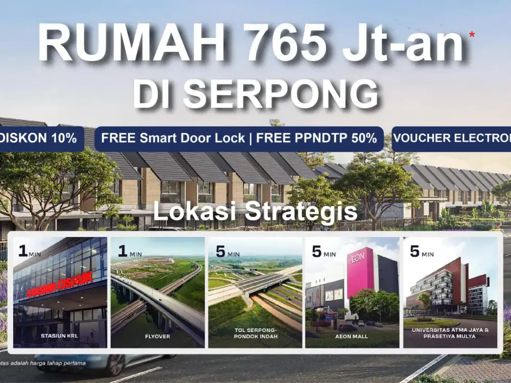 View Lake LACOVIA Gavius BSD City Lokasi PREMIUM DP 0% Free Surat-sura