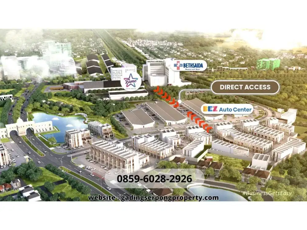 Illago Square, Grande Gading Serpong 3 lantai Full access BSD KARAWACI