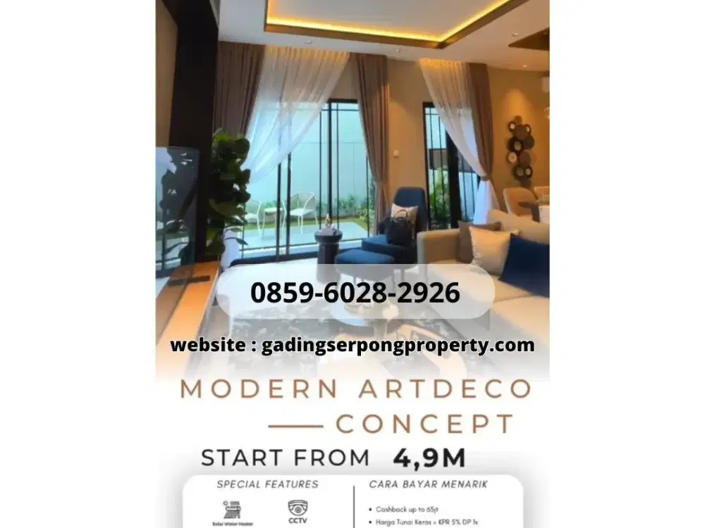 Dekat Mall, Toll Perbatasan Antara Gading Serpong Bsd Grand PASADENA