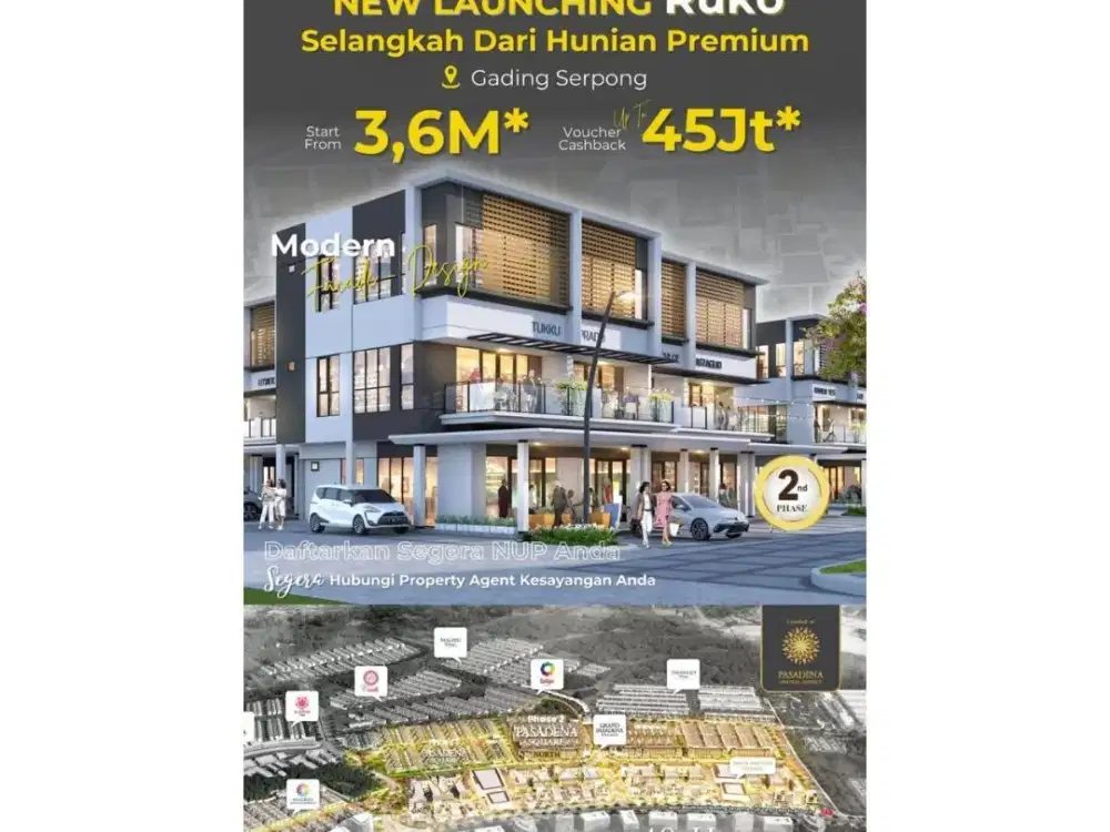 Pasadena North Square Tahap 2 ! Developer Terbaik Paramount Land 3 man