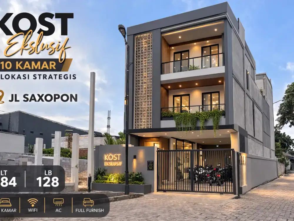 Dijual Kost 10 Kamar Strategis di Jl Saxophone Malang