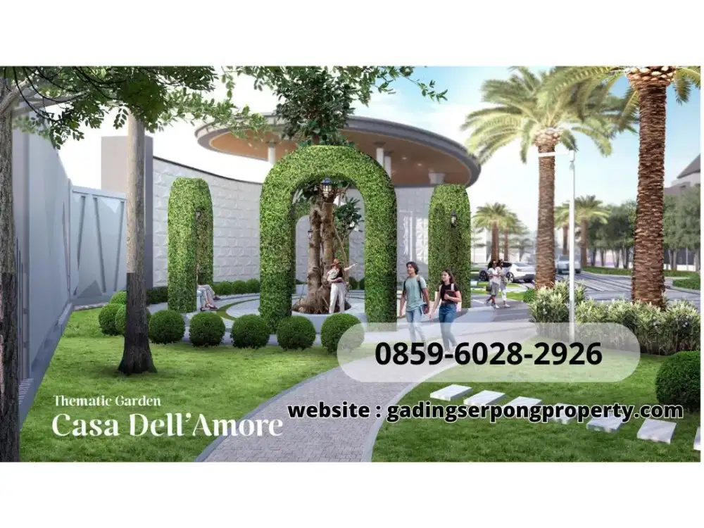 Paramount Land Matera  Termewah diGading Serpong Swimming Poll 2lantai