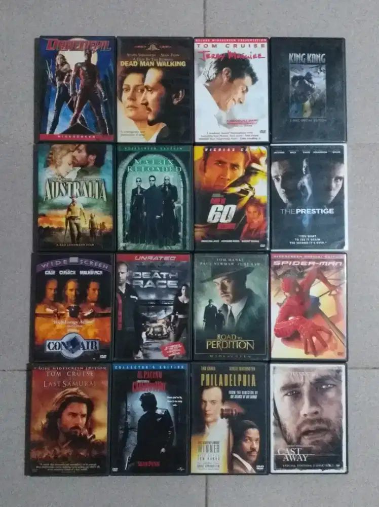 Sepaket Dvd Original Reg.1/Reg.2/Reg.4