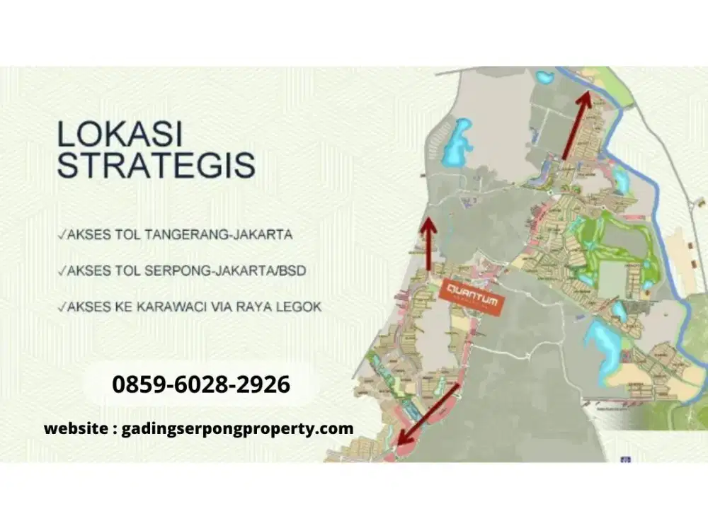 Quantum PREMIUM Ruko Gading Serpong Full 4 Lantai SUMMARECON Dekat SMS