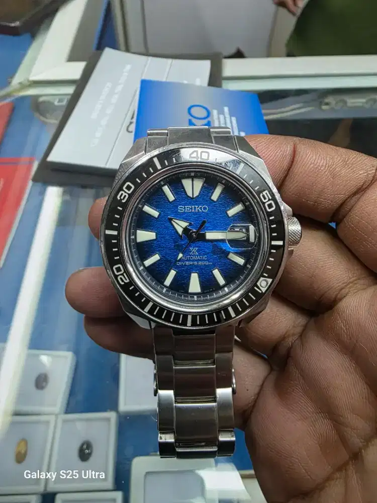Seiko Prospek King Samurai Manta blue ocean spesial edition