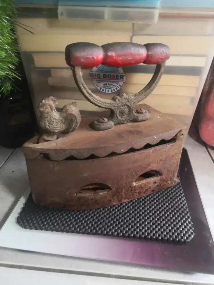 Setrika jadul besi jago asli jadul