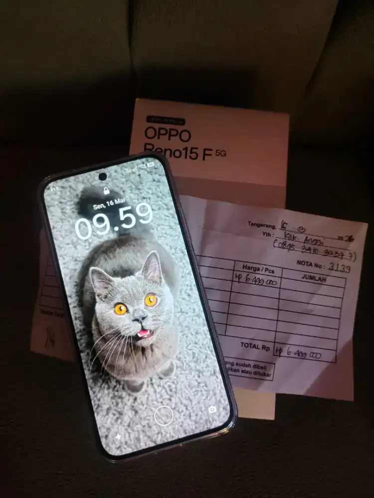 Jual aja Oppo reno15F ram 8/256