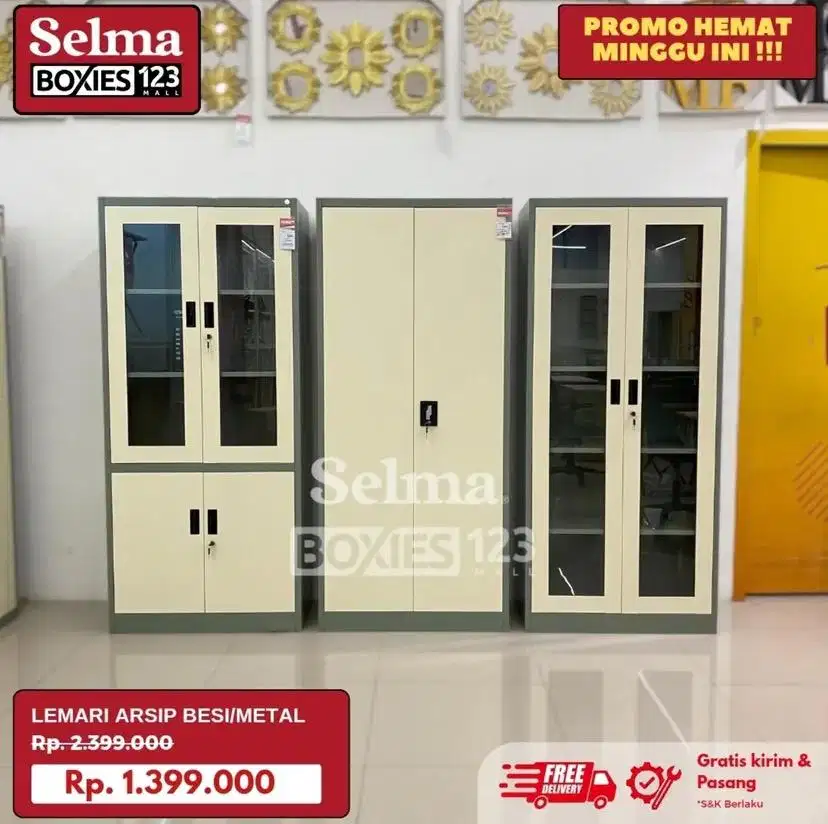 Lemari arsip besi selma