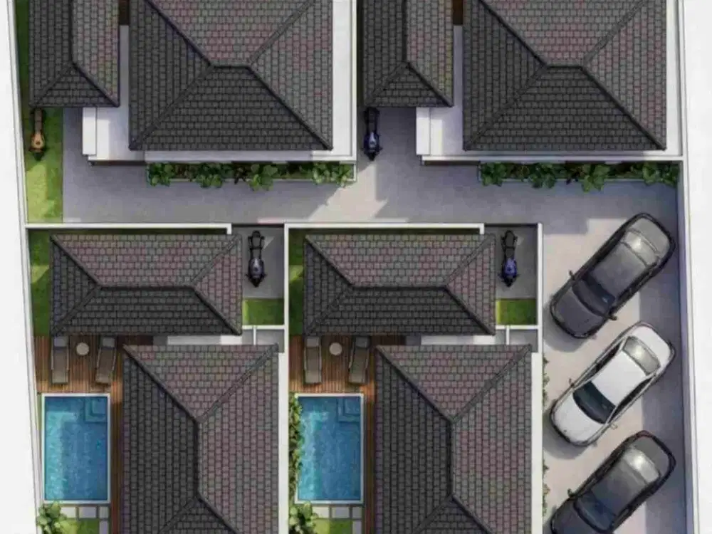 Villa Baru 4 unit  tukad nyali sanur Denpasar Bali