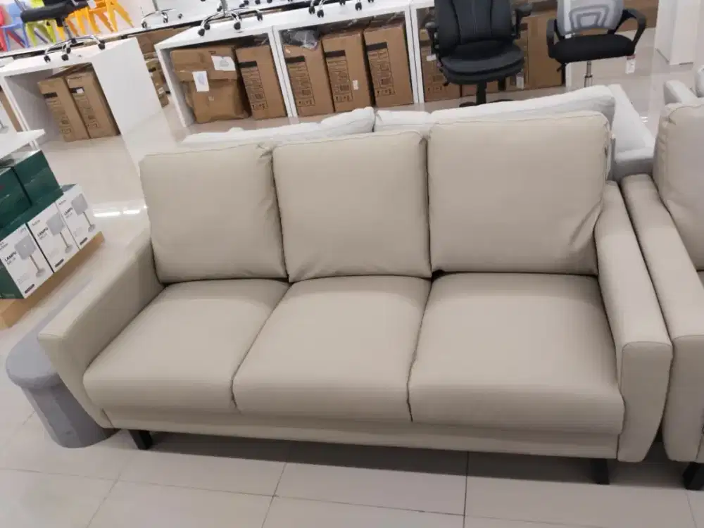 Sofa set garson kulit 3+2+1