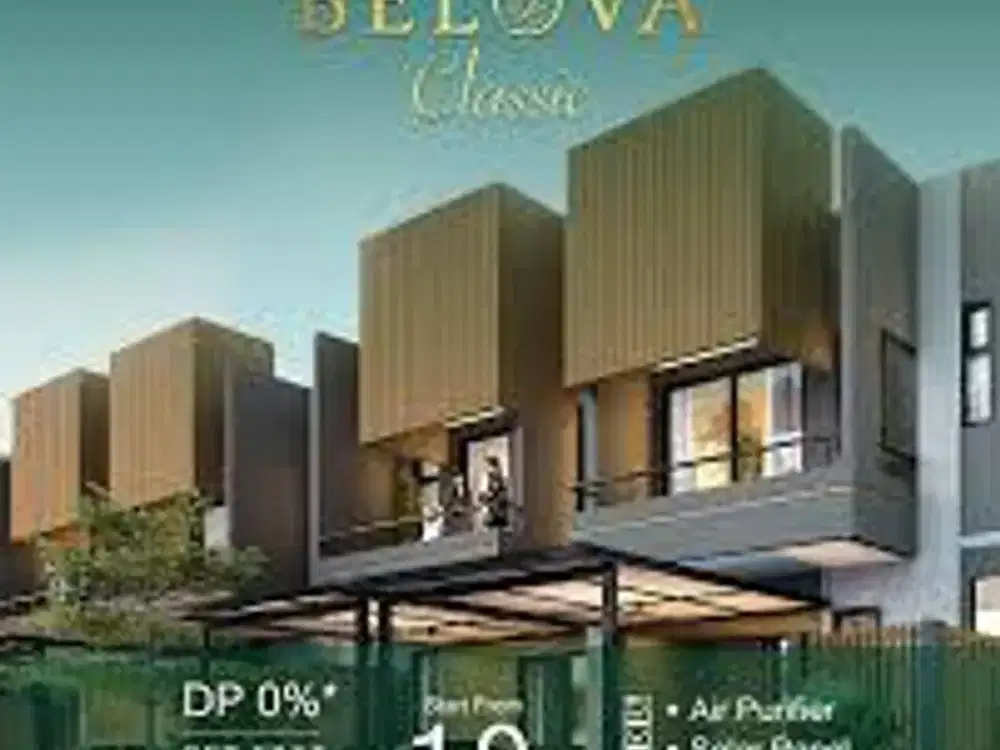 Hunian Elegan Belova Classic Adora Cluster Premium BSD Mulai Rp 2M-an