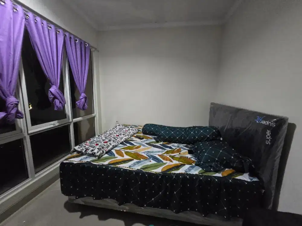 Springbed queen comforta masih plastikan beli mei 2024