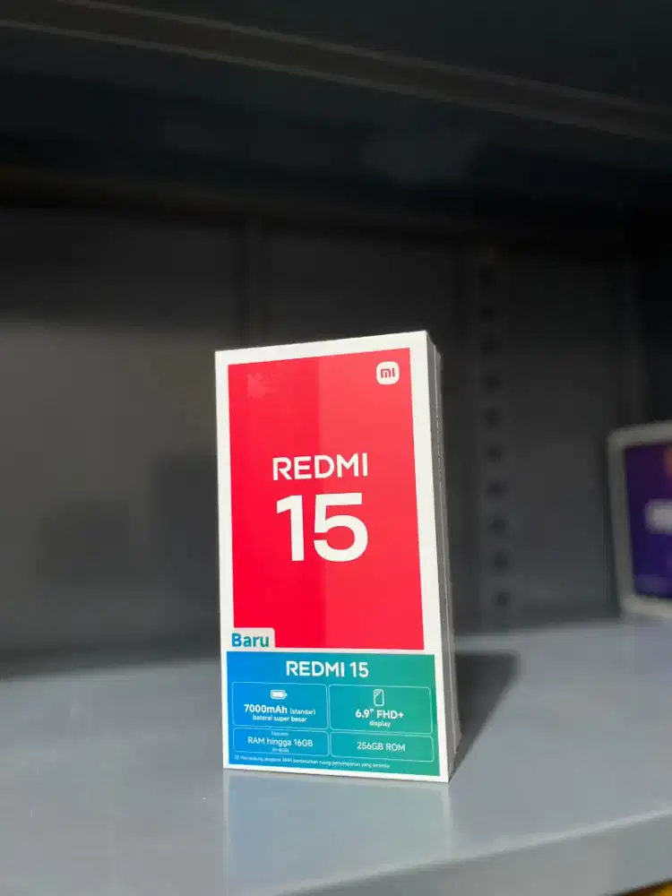 READY STOK PROMO REDMI 15 GARANSI XIAOMI INDONESIA!!
