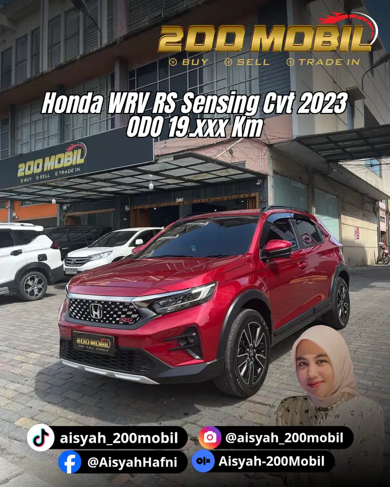 Honda WRV RS Sensing Cvt 2023 Bensin